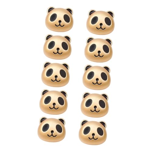 GRADENEVE 10St Panda-Kopf-Zubehör geburtstagsdeko kindergeburtstags dekoration Panda-Armbandperlen Tassen bastelsets für Armband Perlen Schmuck dekorative Perlen DIY liefert von GRADENEVE