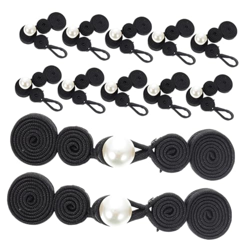 GRADENEVE 12 Paare Chinesische Stil Knopfverschlüsse Dekorative Frogs für Diy Nähprojekte Polyester Nähverschlüsse Geeignet für Cheongsams Mäntel Umhänge Verstellbar Einfach zu Nähen und GRADENEVE 12 Paare Chinesische Stil Knopfverschlüsse Dekorative Frogs für Diy Nähprojekte Polyester Nähverschlüsse Geeignet für Cheongsams Mäntel Umhänge Verstellbar Einfach zu Nähen und von GRADENEVE