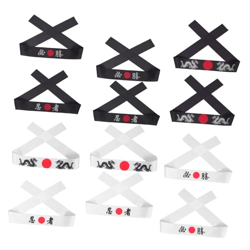 GRADENEVE 12 Stück Teiliges Japanisches Hachimaki Stirnband Traditionell Inspirierte Ninja Bandanas für Karate Kochen Yoga und Sport Bequeme Passform für Erwachsene Vielseitig Einsetzbar bei GRADENEVE 12 Stück Teiliges Japanisches Hachimaki Stirnband Traditionell Inspirierte Ninja Bandanas für Karate Kochen Yoga und Sport Bequeme Passform für Erwachsene Vielseitig Einsetzbar bei von GRADENEVE