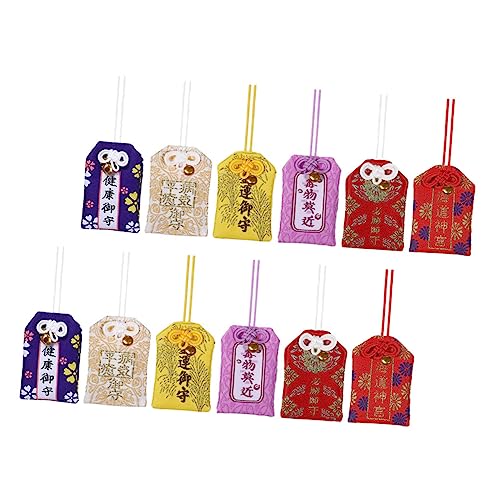 GRADENEVE 12 Stück Teiliges Japanisches Omamori Amulett- Dekorative Segensbeutel in Leuchtenden Farben Verschleißfestes Material Wand Fensterhängend Festliche Wohnraumdekoration für GRADENEVE 12 Stück Teiliges Japanisches Omamori Amulett- Dekorative Segensbeutel in Leuchtenden Farben Verschleißfestes Material Wand Fensterhängend Festliche Wohnraumdekoration für von GRADENEVE