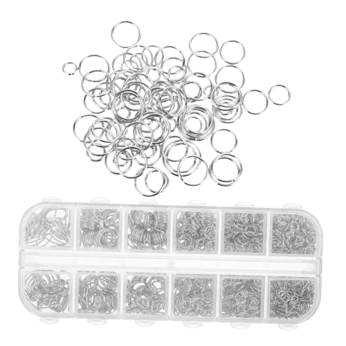 GRADENEVE 1200 Stück Eisen Sprungringe für Schmuckherstellung Offene Biegeringe Vielseitige Verbindungselemente für DIY Armbänder und für Schmuckzubehör GRADENEVE 1200 Stück Eisen Sprungringe für Schmuckherstellung Offene Biegeringe Vielseitige Verbindungselemente für DIY Armbänder und für Schmuckzubehör von GRADENEVE