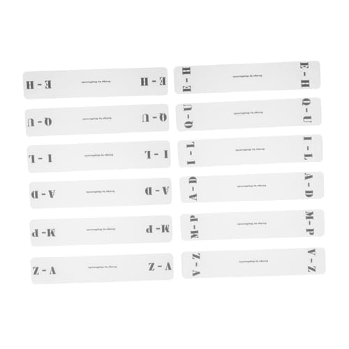 GRADENEVE 12Stücke Transparente Trennkarten für Schallplatten A Z Horizontaler Organizer für Schallplatten und Langlebige und Praktische Klassifizierungslösung GRADENEVE 12Stücke Transparente Trennkarten für Schallplatten A Z Horizontaler Organizer für Schallplatten und Langlebige und Praktische Klassifizierungslösung von GRADENEVE