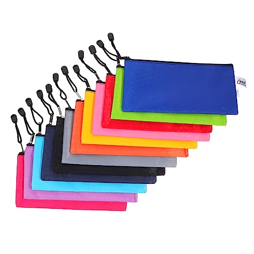 GRADENEVE 12er Set A6 Reißverschluss Dokumententaschen Bunte Oxford Stoff Aufbewahrungstaschen Für Bürobedarf Schulmaterial Und Kosmetik Praktische Organizer Für Reise Und Alltag GRADENEVE 12er Set A6 Reißverschluss Dokumententaschen Bunte Oxford Stoff Aufbewahrungstaschen Für Bürobedarf Schulmaterial Und Kosmetik Praktische Organizer Für Reise Und Alltag von GRADENEVE