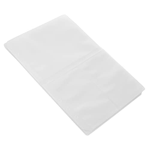 GRADENEVE 15 Stück Binder Pockets Teiliges Wasserdichte PVC Dokumententaschen mit Löchern Praktischer Aufbewahrungsbeutel für Belege und Lose von GRADENEVE