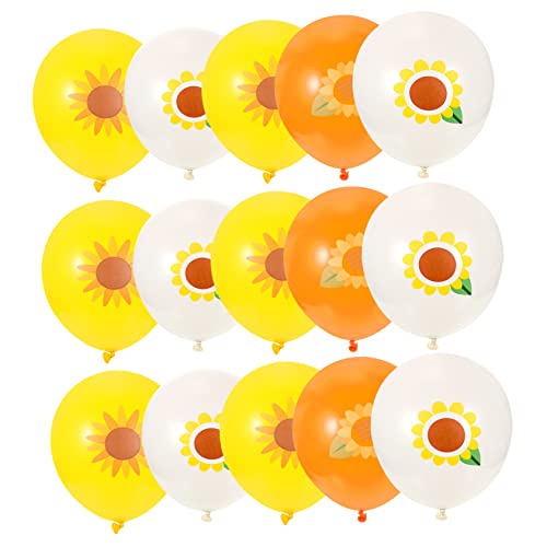 GRADENEVE 15 Stück Sonnenblumenballon, Sonnenblumen Geburtstagsdekorationen, Gelbe Geburtstagsdekorationen, Sonnenblumen Babyparty Dekorationen Für Mädchen, Sonnenblumen GRADENEVE 15 Stück Sonnenblumenballon, Sonnenblumen Geburtstagsdekorationen, Gelbe Geburtstagsdekorationen, Sonnenblumen Babyparty Dekorationen Für Mädchen, Sonnenblumen von GRADENEVE