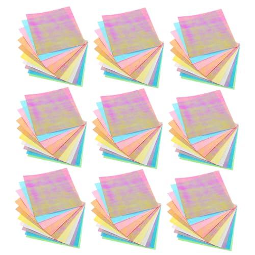 GRADENEVE 150 Stück Teiliges Quadratisches Origami Papier Farben Schillerndes Glänzendes Bastelpapier für Diy Kunstprojekte Farbiges Faltpapier für Kreative Dekoration GRADENEVE 150 Stück Teiliges Quadratisches Origami Papier Farben Schillerndes Glänzendes Bastelpapier für Diy Kunstprojekte Farbiges Faltpapier für Kreative Dekoration von GRADENEVE