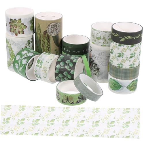 GRADENEVE 18 Rollen Vintage Washi Tape für DIY Scrapbooking Dekorative Klebebänder für Notizbücher Designs pro für und Bastelprojekte von GRADENEVE
