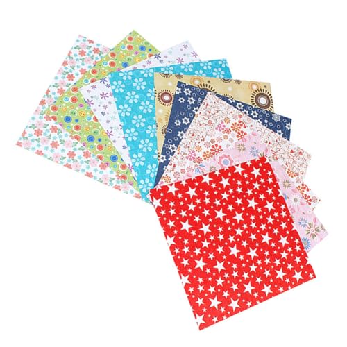 GRADENEVE 2 Packungen Origami Faltpapier Einseitig Bedrucktes Musterpapier mit Punkten Bastelpapier für Mädchen DIY Bastelset Papier für Schulprojekte und Partydekoration von GRADENEVE