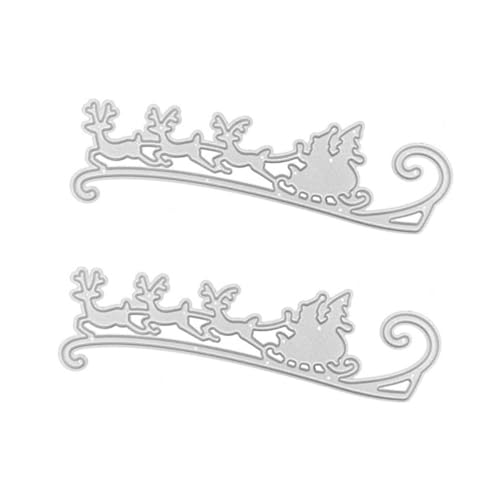 GRADENEVE 2 Stück Teiliges Weihnachts-schneideschablonen aus Langlebigem Karbonstahl Präzise Stanzformen für Scrapbooking DIY Weihnachtsdeko für Kartenherstellung und Bastelprojekte GRADENEVE 2 Stück Teiliges Weihnachts-schneideschablonen aus Langlebigem Karbonstahl Präzise Stanzformen für Scrapbooking DIY Weihnachtsdeko für Kartenherstellung und Bastelprojekte von GRADENEVE