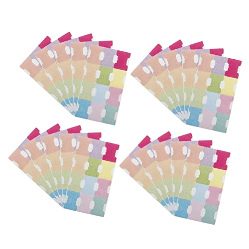 GRADENEVE 20 Blatt Farbenfrohe Selbstklebende Beschreibbare Index Tabs Reißfest Professionelle Haftnotizen für Bücher Ordner Dokumente zum Markieren und Klassifizieren im Büro und Alltag GRADENEVE 20 Blatt Farbenfrohe Selbstklebende Beschreibbare Index Tabs Reißfest Professionelle Haftnotizen für Bücher Ordner Dokumente zum Markieren und Klassifizieren im Büro und Alltag von GRADENEVE