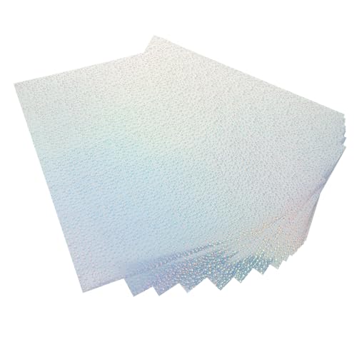 GRADENEVE 20 Blatt Holografisches Druckpapier, Aufkleberetiketten Für Drucker, Große Etikettenaufkleber, Aufkleberpapier Für Drucker, Aufkleberpapier, Selbstklebendes Aufkleberpapier Zum von GRADENEVE