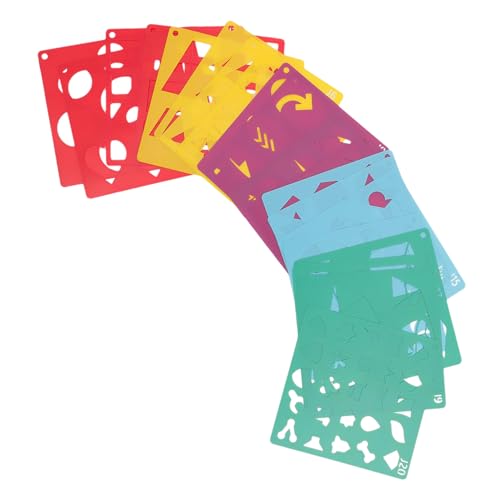 GRADENEVE 20 Blatt Malvorlage Große Schablone Scrapbook Schablonen Zeichnen Dekorieren Schablone Graffiti Schablonen Geometrie Schablone Zeichenvorlage Hohl DIY Vorlage Schablonenzeichnung GRADENEVE 20 Blatt Malvorlage Große Schablone Scrapbook Schablonen Zeichnen Dekorieren Schablone Graffiti Schablonen Geometrie Schablone Zeichenvorlage Hohl DIY Vorlage Schablonenzeichnung von GRADENEVE
