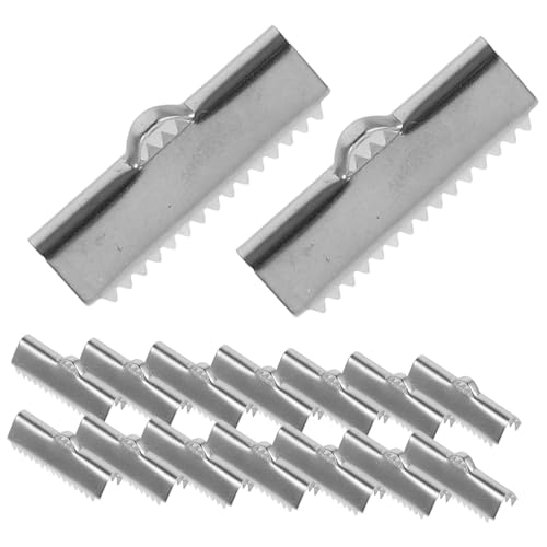 GRADENEVE 20 Stück Lederkordel Schnallen Endkappen, Kordelkappen, Schmuckherstellungszubehör, Metall Lederkordelklemme, Bandklemmen, Schmuckzubehör, Schmuckzubehör, Kordelwickelverschluss, GRADENEVE 20 Stück Lederkordel Schnallen Endkappen, Kordelkappen, Schmuckherstellungszubehör, Metall Lederkordelklemme, Bandklemmen, Schmuckzubehör, Schmuckzubehör, Kordelwickelverschluss, von GRADENEVE