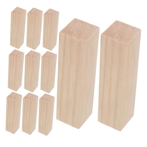 GRADENEVE 20 Stück Teiliges Bastelholz aus Naturbelassenem Kiefernholz Unbehandelte Schnitz und Whittling Materialien für Anfänger Vielseitige DIY Holzklötze für Heimdekoration und Kreative GRADENEVE 20 Stück Teiliges Bastelholz aus Naturbelassenem Kiefernholz Unbehandelte Schnitz und Whittling Materialien für Anfänger Vielseitige DIY Holzklötze für Heimdekoration und Kreative von GRADENEVE