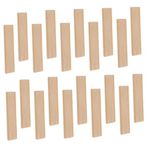 GRADENEVE 20 Stück Teiliges DIY Lesezeichen aus Bambus Aufhängen Unvollendete Holz Lesezeichen Blanko für Schüler Basteln Bemalbar und Personalisierbar für Schule und Geschenke GRADENEVE 20 Stück Teiliges DIY Lesezeichen aus Bambus Aufhängen Unvollendete Holz Lesezeichen Blanko für Schüler Basteln Bemalbar und Personalisierbar für Schule und Geschenke von GRADENEVE