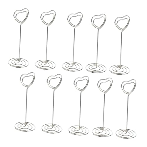 GRADENEVE 20 Stück Teiliges Herzförmige Metall notizhalter Fotoclips für Zuhause Tischkartenhalter Memo Clips für Büro und Feierlichkeiten Stabiler Foto Kartenhalter für Dekoration und GRADENEVE 20 Stück Teiliges Herzförmige Metall notizhalter Fotoclips für Zuhause Tischkartenhalter Memo Clips für Büro und Feierlichkeiten Stabiler Foto Kartenhalter für Dekoration und von GRADENEVE