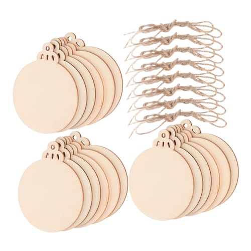 GRADENEVE 20 Stück Teiliges Holzanhänger Rund mit Kurzen Juteseilen Robuste DIY Laternen Holzscheiben zum Basteln Dekorative Holzanhänger für Kreative Wand und Hängedekorationen GRADENEVE 20 Stück Teiliges Holzanhänger Rund mit Kurzen Juteseilen Robuste DIY Laternen Holzscheiben zum Basteln Dekorative Holzanhänger für Kreative Wand und Hängedekorationen von GRADENEVE