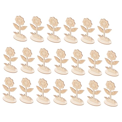 GRADENEVE 20 Stück Teiliges Holzblumen zum Basteln Glatte Oberfläche Bemalbare Holzscheiben für DIY Malerei Natürliche Dekoration Kinderfreundliche Holzblüten zum Kreativen Gestalten und GRADENEVE 20 Stück Teiliges Holzblumen zum Basteln Glatte Oberfläche Bemalbare Holzscheiben für DIY Malerei Natürliche Dekoration Kinderfreundliche Holzblüten zum Kreativen Gestalten und von GRADENEVE
