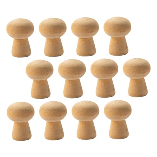 GRADENEVE 20 Stück Teiliges Kleine Holzpilz Deko Natürliche Holzfiguren zum Bemalen DIY Lernspielzeug Pilz Ornament für Schreibtisch und Wohnraumdekoration GRADENEVE 20 Stück Teiliges Kleine Holzpilz Deko Natürliche Holzfiguren zum Bemalen DIY Lernspielzeug Pilz Ornament für Schreibtisch und Wohnraumdekoration von GRADENEVE