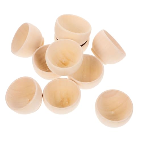 GRADENEVE 20 Stück Teiliges Kleine Holzschalen zum Bemalen Unvollendete Blank Schalen für DIY Bastelprojekte Naturbelassene Holzschüsseln mit Glatter Oberfläche für Kreative Handarbeiten GRADENEVE 20 Stück Teiliges Kleine Holzschalen zum Bemalen Unvollendete Blank Schalen für DIY Bastelprojekte Naturbelassene Holzschüsseln mit Glatter Oberfläche für Kreative Handarbeiten von GRADENEVE