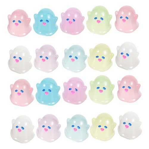 GRADENEVE 20 Stück Teiliges Kleine Spukfiguren aus Resin Leuchtend im Dunkeln DIY Halloween Bastelset für Scrapbook Schmuck Garten Heimdekoration Bunte Mini Ornamente GRADENEVE 20 Stück Teiliges Kleine Spukfiguren aus Resin Leuchtend im Dunkeln DIY Halloween Bastelset für Scrapbook Schmuck Garten Heimdekoration Bunte Mini Ornamente von GRADENEVE