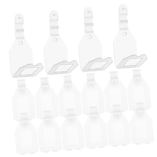 GRADENEVE 20 Stück Teiliges Transparente Regalhalter aus Robustem Kunststoff Einfache Etiketteneinfügung Vielseitig Einsetzbar für Supermarkt Kosmetik Lebensmittel Klarer Preisschild GRADENEVE 20 Stück Teiliges Transparente Regalhalter aus Robustem Kunststoff Einfache Etiketteneinfügung Vielseitig Einsetzbar für Supermarkt Kosmetik Lebensmittel Klarer Preisschild von GRADENEVE