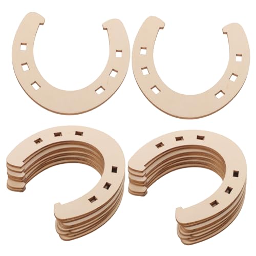 GRADENEVE 24 Stück Teiliges Natürliche Holzscheiben mit Unvollendete Holzstücke zum Basteln und Bemalen DIY Pferdehufe Holzanhänger für Kreative Dekoration und Handwerksprojekte GRADENEVE 24 Stück Teiliges Natürliche Holzscheiben mit Unvollendete Holzstücke zum Basteln und Bemalen DIY Pferdehufe Holzanhänger für Kreative Dekoration und Handwerksprojekte von GRADENEVE