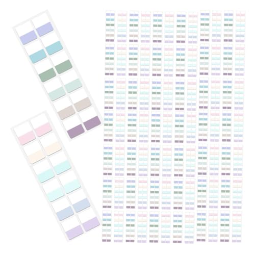 GRADENEVE 240 Stück Haftindex Tabs Bunte Beschreibbare Page Marker mit Starker Klebkraft Selbstklebende Haftetiketten für Bücher Notizbücher Aktenordner Planer für Effiziente GRADENEVE 240 Stück Haftindex Tabs Bunte Beschreibbare Page Marker mit Starker Klebkraft Selbstklebende Haftetiketten für Bücher Notizbücher Aktenordner Planer für Effiziente von GRADENEVE