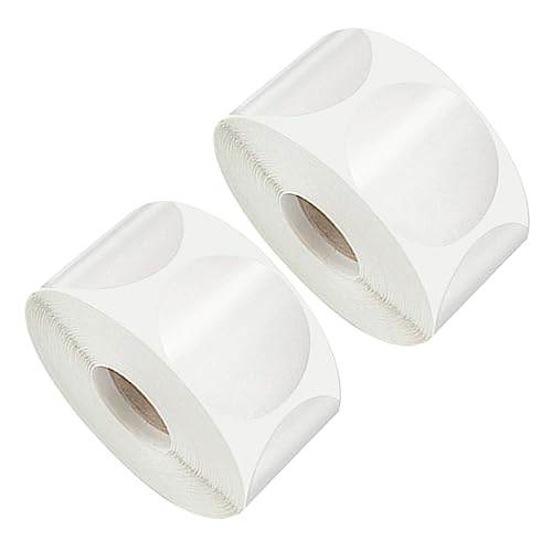 GRADENEVE 2Rollen Selbstklebende Geschenkverpackungsaufkleber aus Pet Aufkleber pro Versiegeln von Lebensmitteln und Dekorieren von Geschenken von GRADENEVE