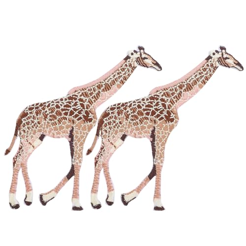 GRADENEVE 2Stücke Tierische Applikationspatches Bestickte Giraffen Stoffaufnäher zum Aufbügeln oder Aufnähen für Kleidung Jeans Rucksäcke und DIY Projekte GRADENEVE 2Stücke Tierische Applikationspatches Bestickte Giraffen Stoffaufnäher zum Aufbügeln oder Aufnähen für Kleidung Jeans Rucksäcke und DIY Projekte von GRADENEVE