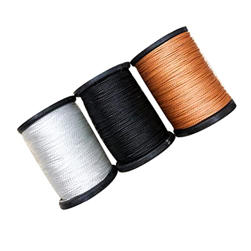 GRADENEVE 3 Rollen Nähgarn Chinesische Knotenschnur Gewachstes Baumwollseil Armband Perlenfaden Nähen Von Gewachstem Faden Nähnähfaden Buchbindeschnur Dehnbarer Perlenfaden Gewachster Faden GRADENEVE 3 Rollen Nähgarn Chinesische Knotenschnur Gewachstes Baumwollseil Armband Perlenfaden Nähen Von Gewachstem Faden Nähnähfaden Buchbindeschnur Dehnbarer Perlenfaden Gewachster Faden von GRADENEVE