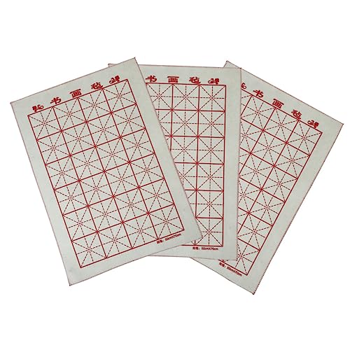GRADENEVE 3 Stück Kalligraphie Und Malfilz, Chinesische Malfilzmatten, Filzmatten Für Kalligraphie, Chinesische Kalligraphie, Zeichenfilzmatte, Kalligraphie Filzkissen, Kalligraphie von GRADENEVE