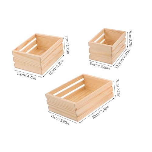 GRADENEVE 3 Stück Miniatur Holzrahmen Unbehandelte Kleine Kisten Holzaufbewahrung Dekorativ Puppenhaus Zimmerboxen Vielseitig Robust für Basteln Geschenk und Wohnraumgestaltung GRADENEVE 3 Stück Miniatur Holzrahmen Unbehandelte Kleine Kisten Holzaufbewahrung Dekorativ Puppenhaus Zimmerboxen Vielseitig Robust für Basteln Geschenk und Wohnraumgestaltung von GRADENEVE