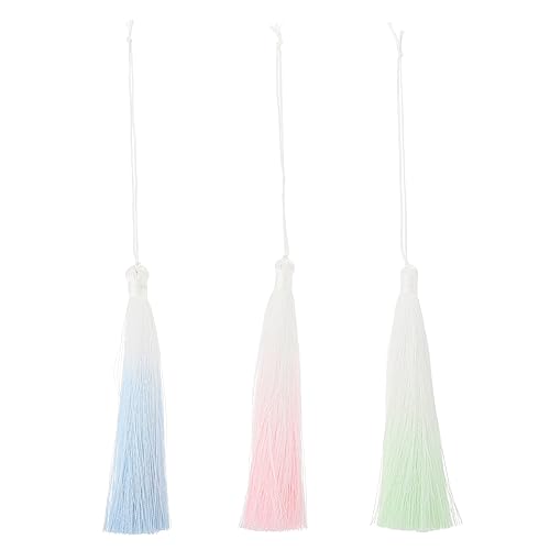 GRADENEVE 3 Stück Teiliges Quasten Anhänger mit Farbverlauf Lange Handgefertigte Quasten für Lesezeichen Diy Projekte und Schmuckherstellung Grün GRADENEVE 3 Stück Teiliges Quasten Anhänger mit Farbverlauf Lange Handgefertigte Quasten für Lesezeichen Diy Projekte und Schmuckherstellung Grün von GRADENEVE