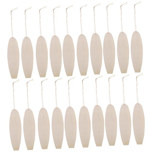 GRADENEVE 30 Stück Teiliges Holz Surfboard Bastelplatten zum Bemalen für DIY Strand Klassenzimmer Wanddekoration Bunte Küsten Hängedeko Kreative Holzfiguren von GRADENEVE