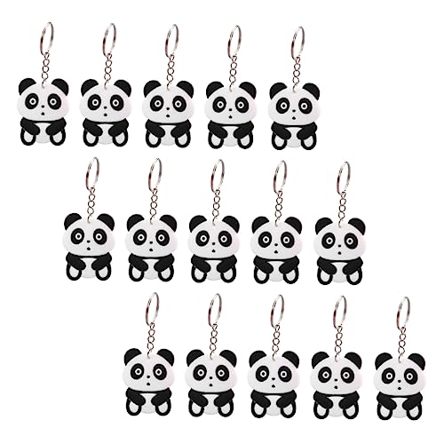 GRADENEVE 30 Stück Teiliges Panda Schlüsselanhänger Cartoon Taschenanhänger Leicht Langlebig Praktische Geschenke für Party Souvenir Sportveranstaltung von GRADENEVE