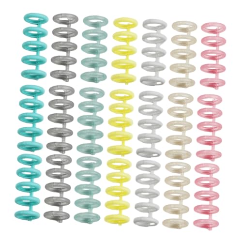 GRADENEVE 30St Loseblattringe büroartikel büromaterial buchbinderinge Ringbinder für Bürobedarf Kette Schlüsselanhängerringe Buchringe aus Kunststoff Buchbinderringe selber machen Plastik von GRADENEVE