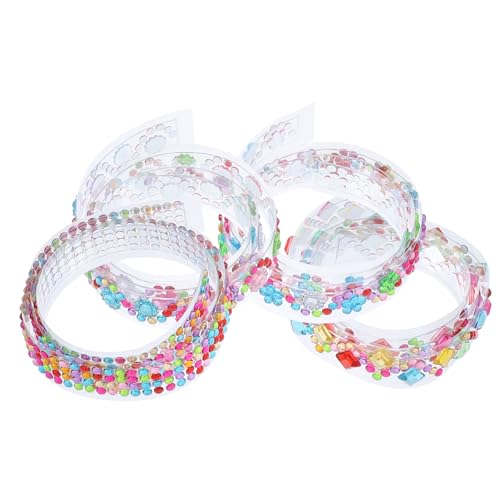 GRADENEVE 4 Rollen Strassband, Kunsthandwerksband, Selbstklebendes Klebeband, DIY Bastelbedarf, Bling Streifen, Kristallbänder, DIY Bastelzubehör, Edelsteinbänder, Strassstreifen, GRADENEVE 4 Rollen Strassband, Kunsthandwerksband, Selbstklebendes Klebeband, DIY Bastelbedarf, Bling Streifen, Kristallbänder, DIY Bastelzubehör, Edelsteinbänder, Strassstreifen, von GRADENEVE