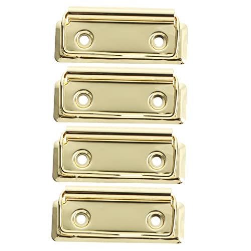 GRADENEVE 4 Stück Teiliges Metall Clipboard Clip Wiederverwendbare Alu Klemmen für Büro und Schule Vielseitige Halterung für Ordner Sammelmappen und Wichtige Dokumente Praktische Organizer von GRADENEVE