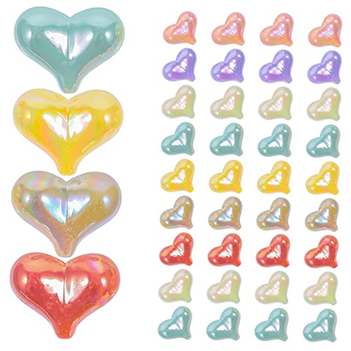 GRADENEVE 40 Stück Liebesperlen Armbandmaterial, Herzförmige Perlen, Lose Perlen, Schmuckherstellung, Perlen, Armband, DIY Perlen, Perlen Für Die Armbandherstellung, Perlen Für GRADENEVE 40 Stück Liebesperlen Armbandmaterial, Herzförmige Perlen, Lose Perlen, Schmuckherstellung, Perlen, Armband, DIY Perlen, Perlen Für Die Armbandherstellung, Perlen Für von GRADENEVE