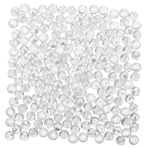 GRADENEVE 400 Stück Flache Perlen, Cruise Glasperlen, Acryl Juwelenperlen, Glasperlen Für Armbänder, Schillernde Acryl Diamantperlen, Schillernde Perlen, Transparente Acrylperlen, Lose von GRADENEVE