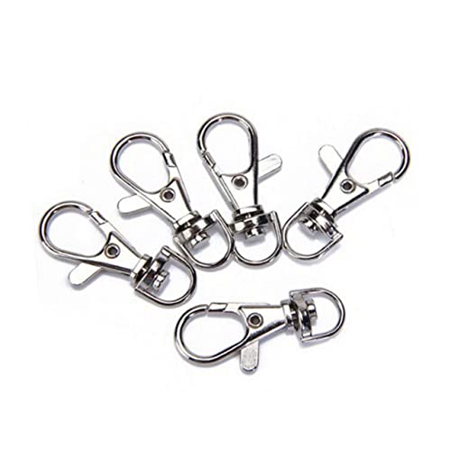 GRADENEVE 40Stücke Robuste Metall Schnappverschluss Karabinerhaken Schlüsselanhänger Set Silber für Schlüssel Hundeleinen und Bastelprojekte GRADENEVE 40Stücke Robuste Metall Schnappverschluss Karabinerhaken Schlüsselanhänger Set Silber für Schlüssel Hundeleinen und Bastelprojekte von GRADENEVE