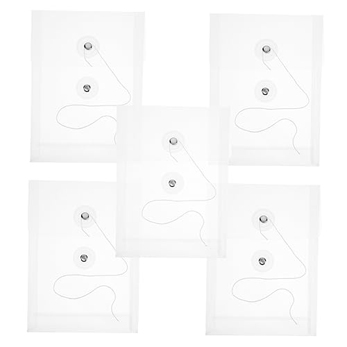 GRADENEVE 5 Stück Aktenaufbewahrungstasche, Wichtiger Dokumentenordner, Dokumententasche, Dokumententaschen Aus Kunststoff, Transparenter Dokumenten Organizer, Aktenschutztaschen, Akten GRADENEVE 5 Stück Aktenaufbewahrungstasche, Wichtiger Dokumentenordner, Dokumententasche, Dokumententaschen Aus Kunststoff, Transparenter Dokumenten Organizer, Aktenschutztaschen, Akten von GRADENEVE