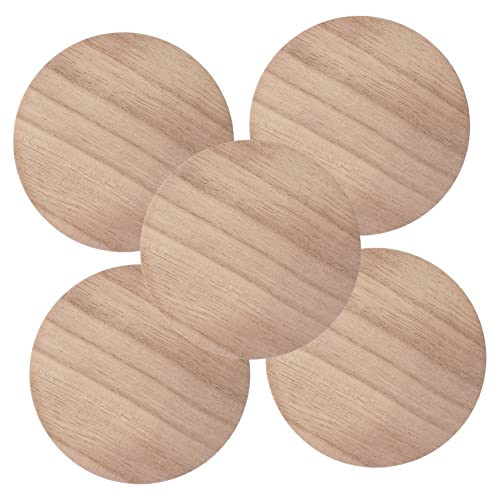 GRADENEVE 5 Stück Runde Holzscheiben Naturbelassen Unbehandelte Holzrohlinge als Untersetzer und Bastelzubehör für DIY Dekoration und Kreative Handwerksprojekte GRADENEVE 5 Stück Runde Holzscheiben Naturbelassen Unbehandelte Holzrohlinge als Untersetzer und Bastelzubehör für DIY Dekoration und Kreative Handwerksprojekte von GRADENEVE