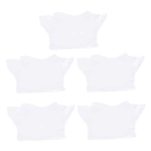 GRADENEVE 5 Stück Teiliges Bären T Shirts für Plüschtiere Weiche Komfortable Stoffe Rundhalsausschnitt für Leichtes Ausziehen Vielseitig Kombinierbar für Fantasievolles und Festtagsoutfits GRADENEVE 5 Stück Teiliges Bären T Shirts für Plüschtiere Weiche Komfortable Stoffe Rundhalsausschnitt für Leichtes Ausziehen Vielseitig Kombinierbar für Fantasievolles und Festtagsoutfits von GRADENEVE