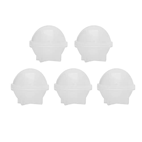 GRADENEVE 5 Stück Teiliges Silikonform für DIY Epoxidharz Kugeln Kristallform für Schmuckherstellung Backen und Dekoration Einfach zu Reinigen und Flexibel für Fondant und Geeignet von GRADENEVE