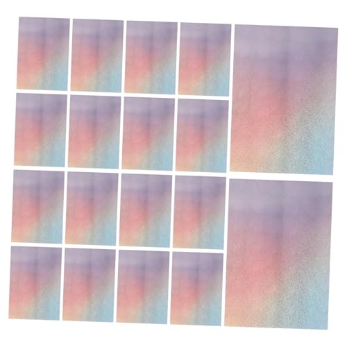GRADENEVE 50 Stück Holographisches Metallisches Glitter Cardstock Papier Spiegelnd Irisierend Vielseitig Gemustert Robust für Origami Basteln Partydekoration und Scrapbooking GRADENEVE 50 Stück Holographisches Metallisches Glitter Cardstock Papier Spiegelnd Irisierend Vielseitig Gemustert Robust für Origami Basteln Partydekoration und Scrapbooking von GRADENEVE