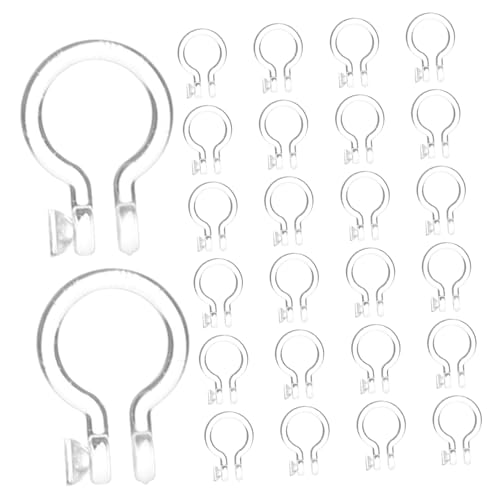 GRADENEVE 50 Stück Schmuckzubehör Ohrclip Konverter Ohrclip Konverter Nasenring Konverter Silikon Nasenring Adapter DIY Nasenring Bastel Nasenring von GRADENEVE