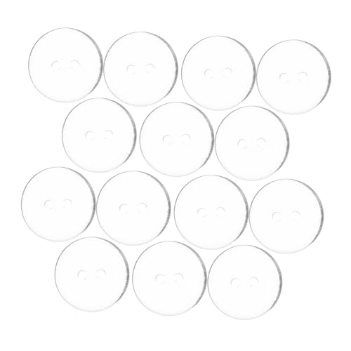 GRADENEVE 50 Stück Transparente Diy Bastelknöpfe für Shirts Kleider und Mäntel Langlebige Befestigungen für Kreative Projekte von GRADENEVE