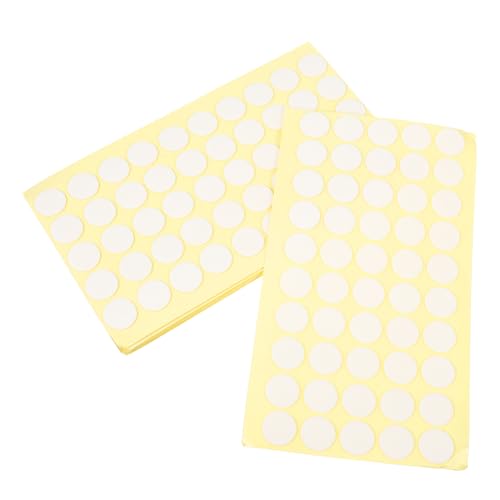 GRADENEVE 500 Stück Doppelseitiger Punktkleber, Bastelklebepunkte, Spurlose Klebepunkte, Runde Aufkleber, Etiketten, Punktaufkleber, Klare Punkte, Spurlose Ballons, Klebeband, Klare von GRADENEVE